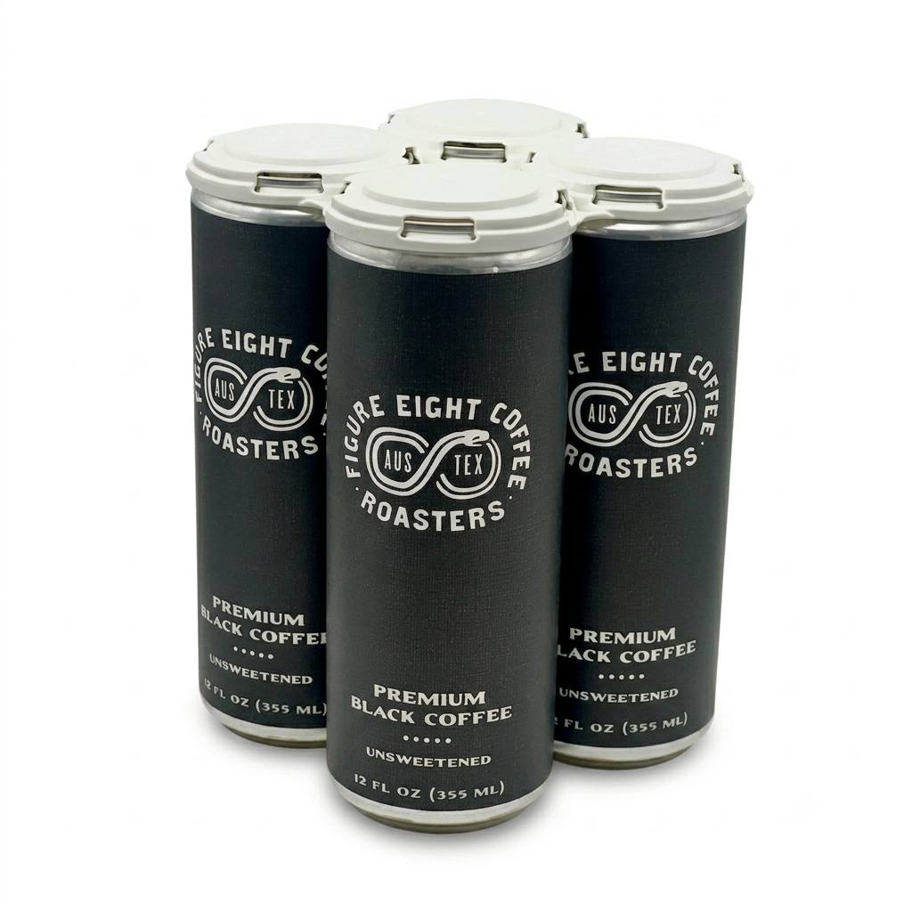 Figure 8 12 OZ Black Coffees - 4 Pack