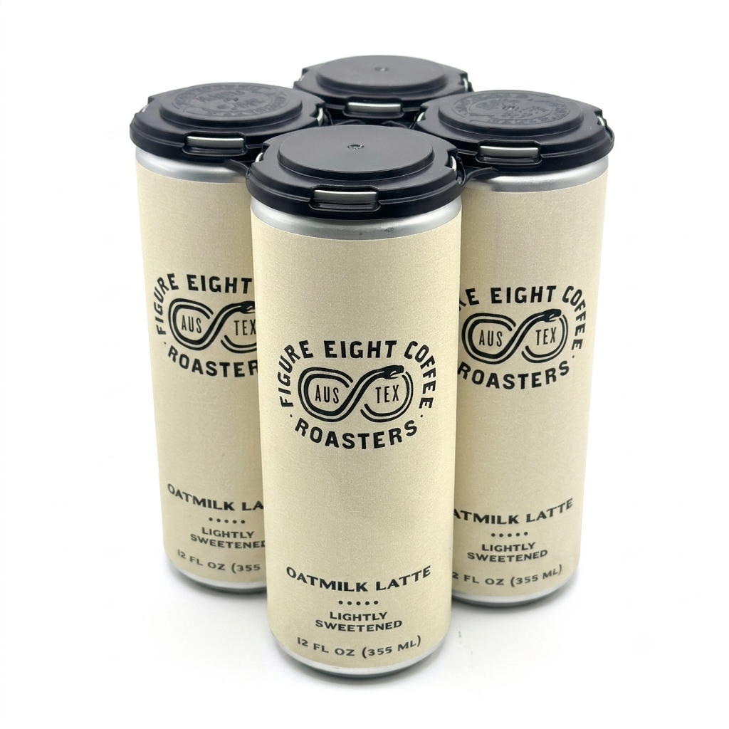 Figure 8 Oat Milk 12oz Lattes - 4 pack