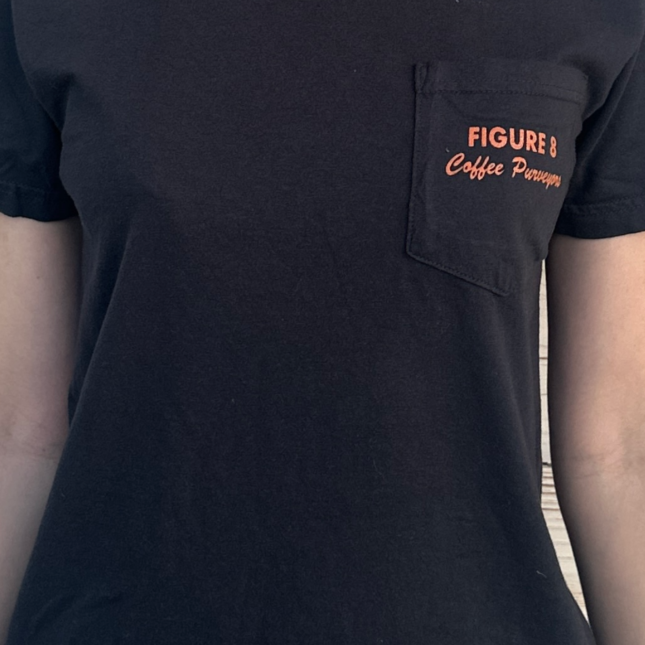 *New* Figure 8 Pocket Tee - Black